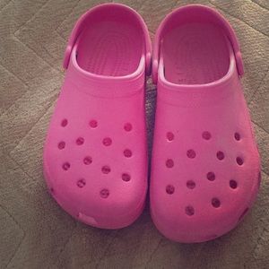 Pink crocs for sale!