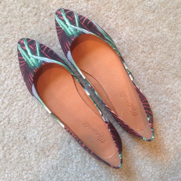 Madewell print flats