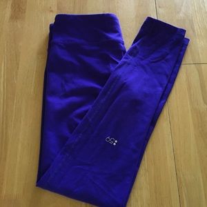 Royal purple workout leggings
