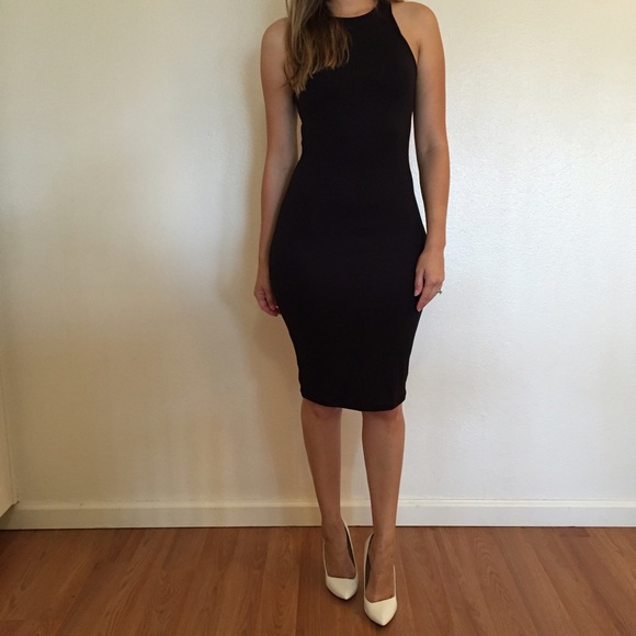Dresses & Skirts - Black Sleeveless Midi Dress (LAST SMALL!)