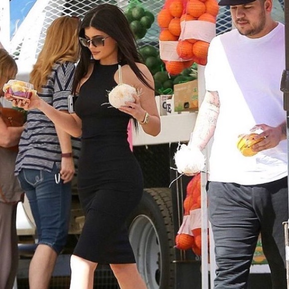 Black Sleeveless Midi Dress (LAST SMALL!) - Picture 3 of 4