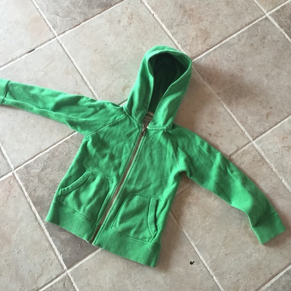 Crew cut boys green hoodie