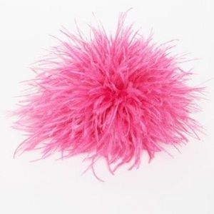 Ban.do Pink Flurry Hair Pouf