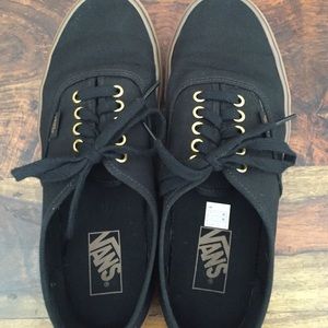 Black Vans men's 9 or women's 10.5