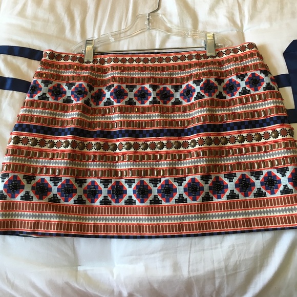 F21 Aztec Printed Mini Skirt-NWT