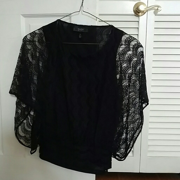 Jessica Simpson lace dress shirt