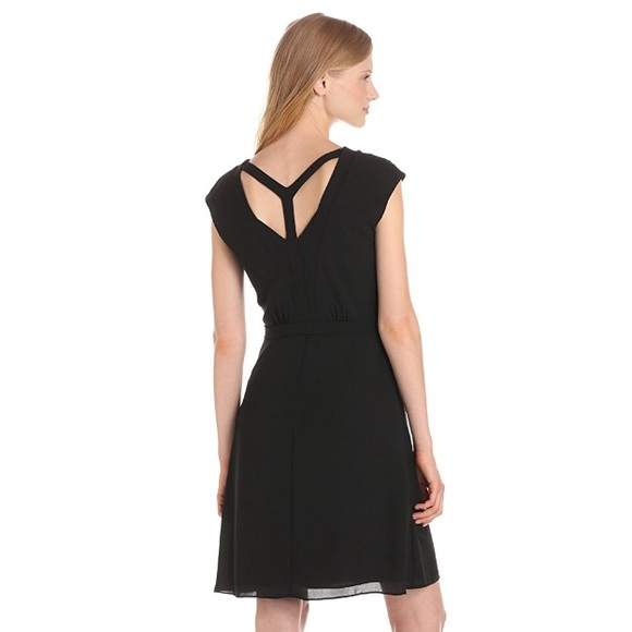 NEW BCBG Black dress band detail