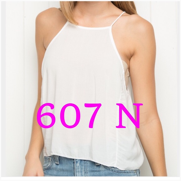 Brandy Melville White Kiara Tank NWOT