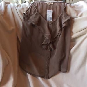 Brand new taupe top