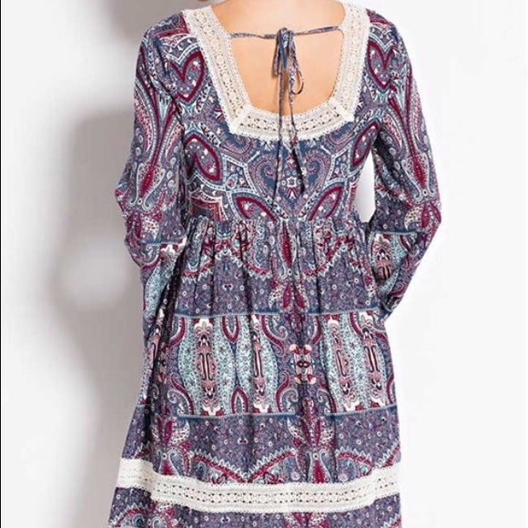 Paisley Babydoll dress - Picture 2 of 4
