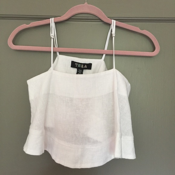 Tela Tops - ⚡️Sale NWT cotton/linen crop top