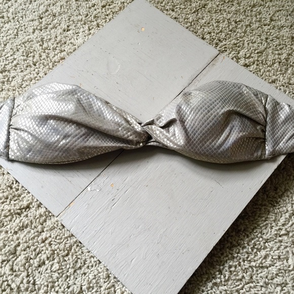 Metallic Bathing Suit Top