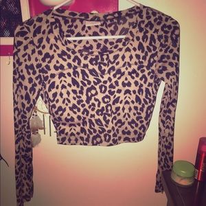 Cheetah crop top