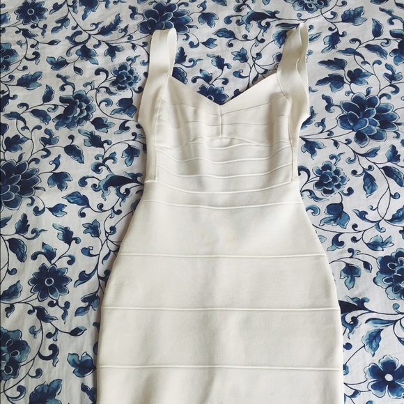 Pearly White Herve Leger