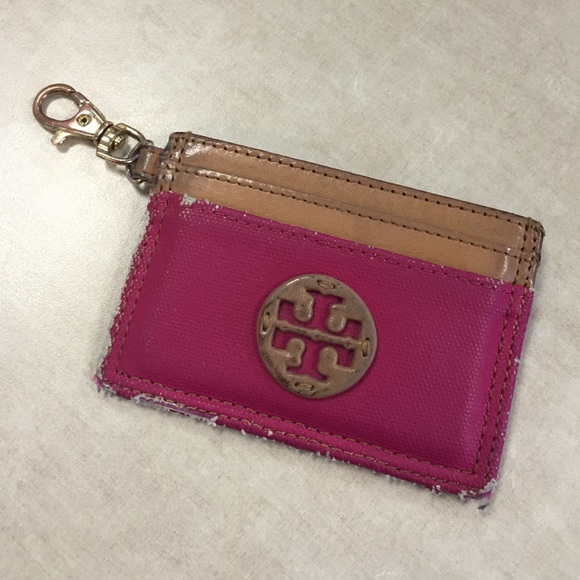 Tory Burch Card Holder with Key Chain