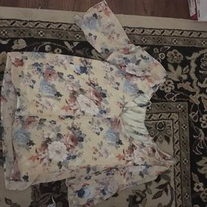 Tobi long sleeve floral dress