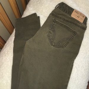 Army Green Skinny Jeans