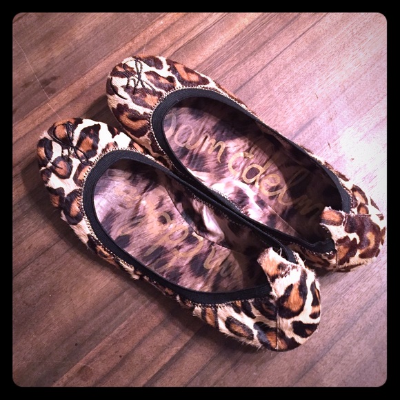 Sam Elderman Leopard Flats