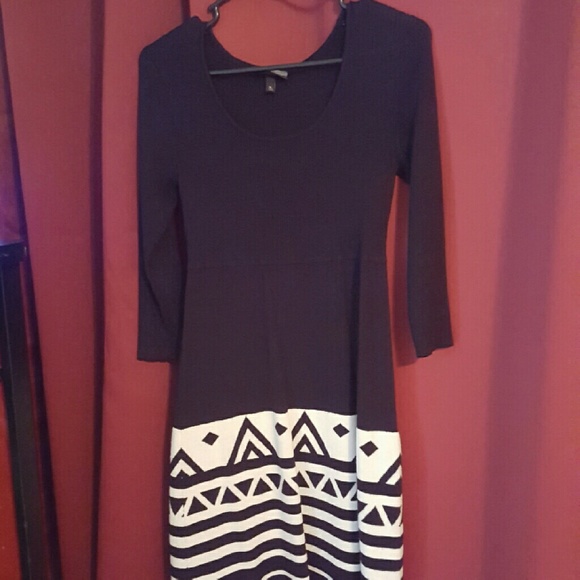 Black sweater dress - Picture 1 of 2