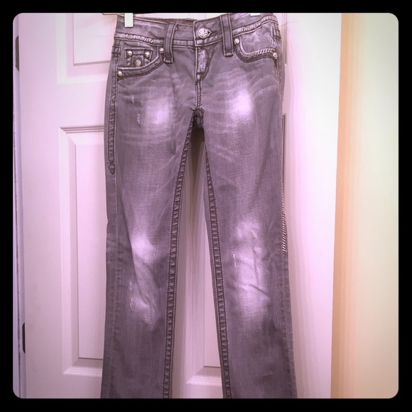 Rock revival gray jeans!
