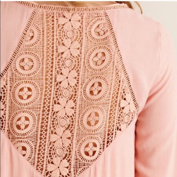 trumpet  Sleeve Tunic Shirtdress - Picture 2 of 3