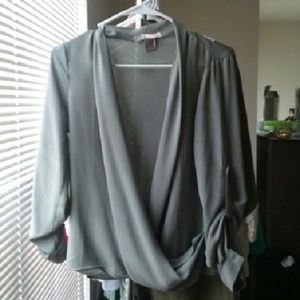 Love21 olive green top