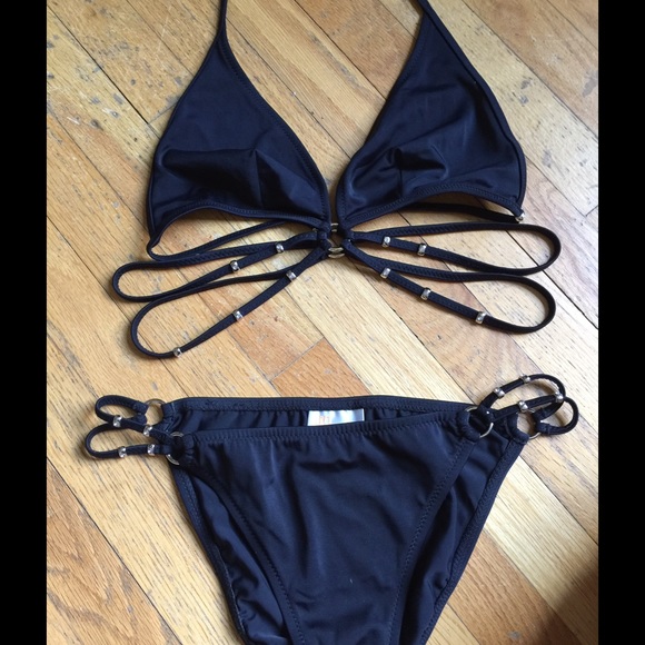 JLo Black Bikini!