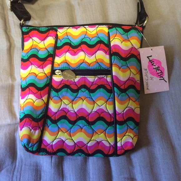Colorful cross body purse