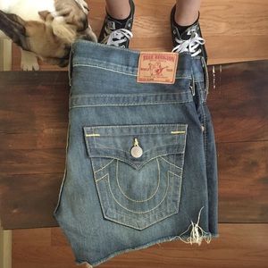 True religion shorts