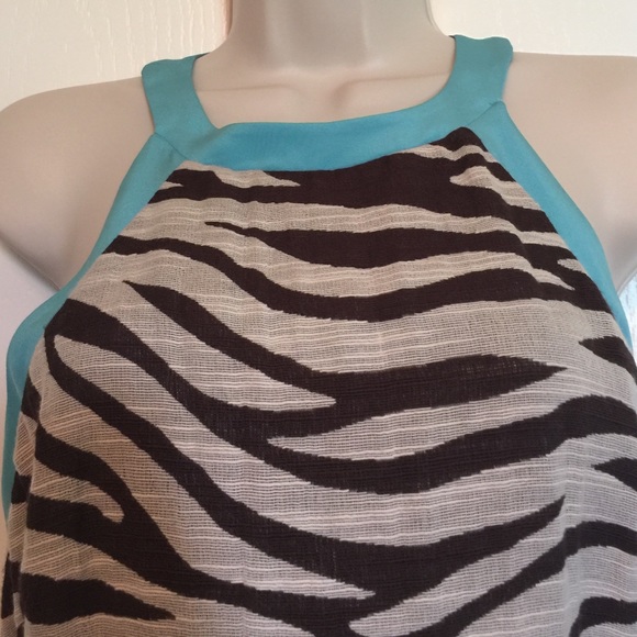 Multicolor zebra print dress. Nwt size medium - Picture 2 of 4