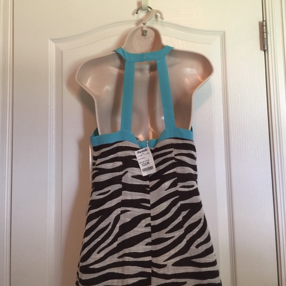 Multicolor zebra print dress. Nwt size medium - Picture 3 of 4