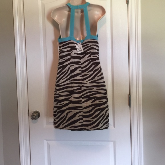 Multicolor zebra print dress. Nwt size medium - Picture 4 of 4