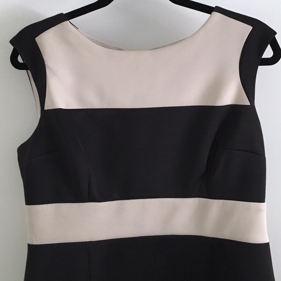 Black and cream dress