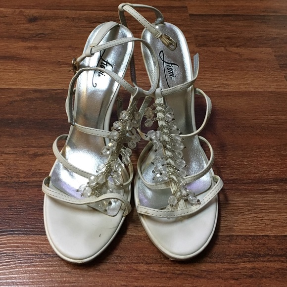 Ivory High Heel Sandals
