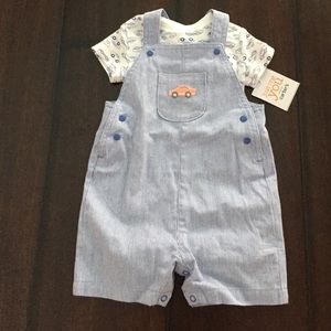 Baby boy overalls outfit