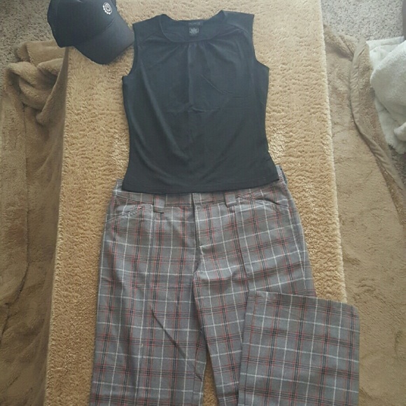 Plaid Dress Pants