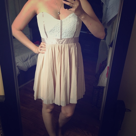 Asos lace/chiffon dress!