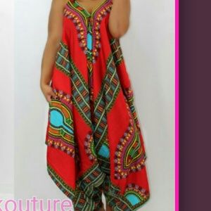 RED DASHIKI JUMPER