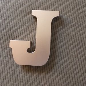 Gold "J" letter