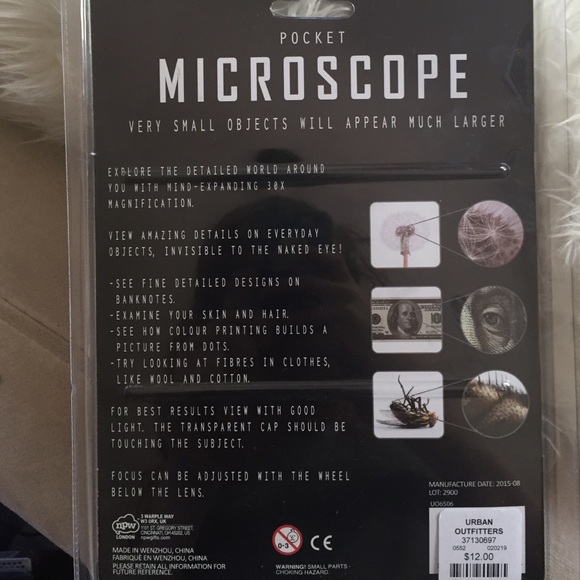 NIB Pocket Microscope - Picture 3 of 4