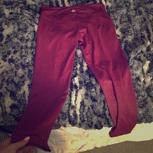 Red leggings