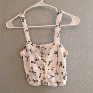 Hummingbird Crop Top