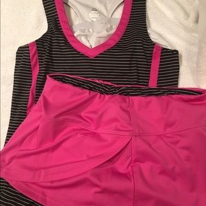 Bolle Tennis top and matching skirt. Retail $89