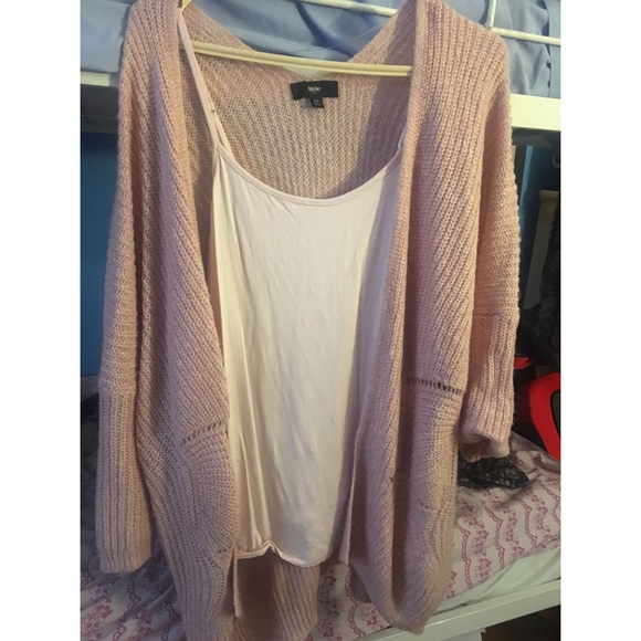 Cardigan with matching tank top