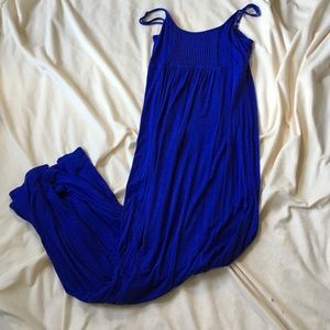 Royal Blue Calvin Klein Maxi Dress