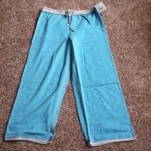NWT Reversible Pajama Bottoms L