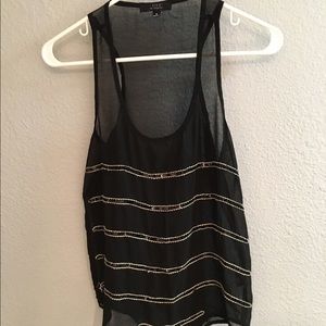 Sheer black tank