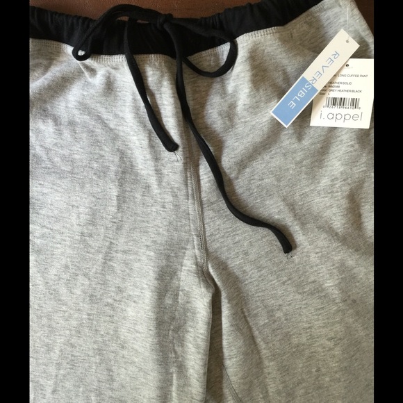 NWT Reversible Pajama Bottoms L