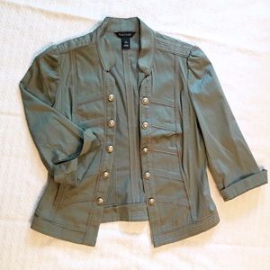 Military Style 3/4 Sleeve Jacket