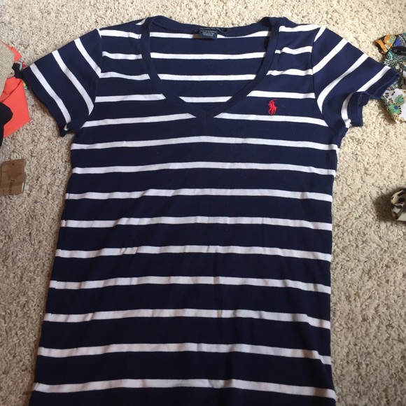 Polo Ralph Lauren v neck t shirt. Women's.